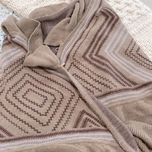 Boho knit cape sweater cardigan size medium/large - Picture 5 of 5